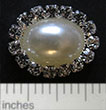 Pearl Rhinestone Buckle